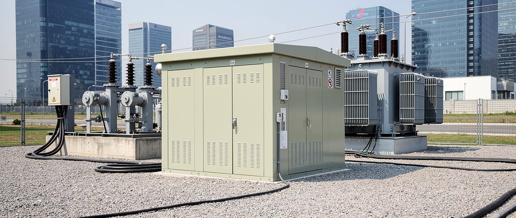 Distribuční trafostanice, elektrická energie, DTS