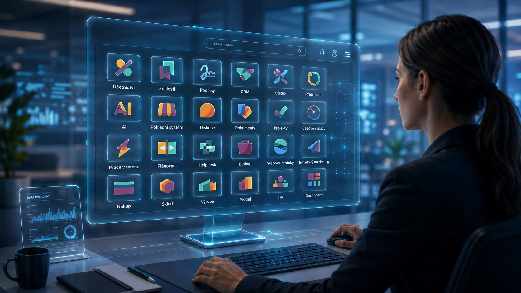 Odoo ERP implementace pro propojení firemních procesů